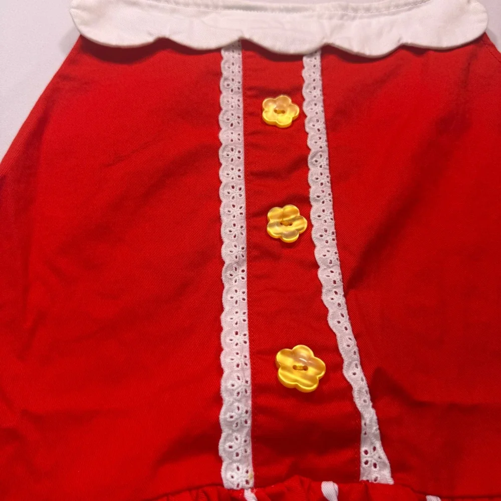 Disney Mickey and Minnie Mouse Character Apron Set Red Polka Dot Retro 2 Pack